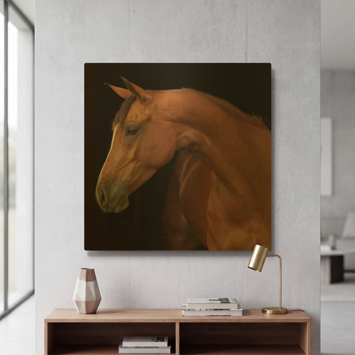 'Jack' By Susan Friedman Gold Metal Wall Art