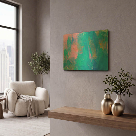 'Color Rave' By Natasha Gold Metal Wall Art
