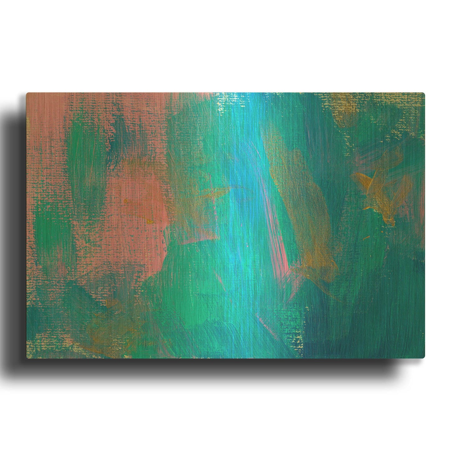 'Color Rave' By Natasha Gold Metal Wall Art