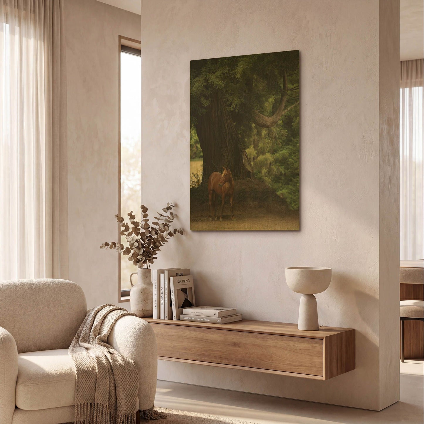 'Cruz' By Susan Friedman Gold Metal Wall Art