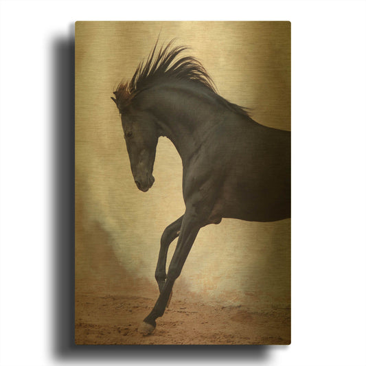 'Obama4' By Susan Friedman Gold Metal Wall Art