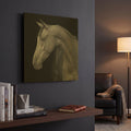 'Jack BW' By Susan Friedman Gold Metal Wall Art