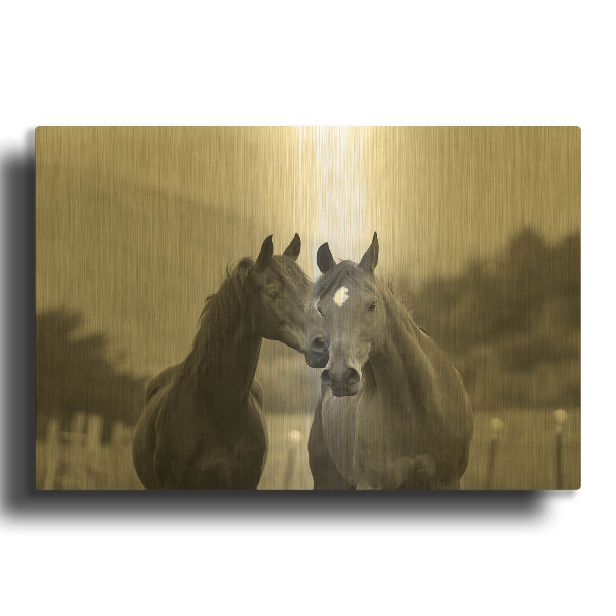'Arabs' By Susan Friedman Gold Metal Wall Art