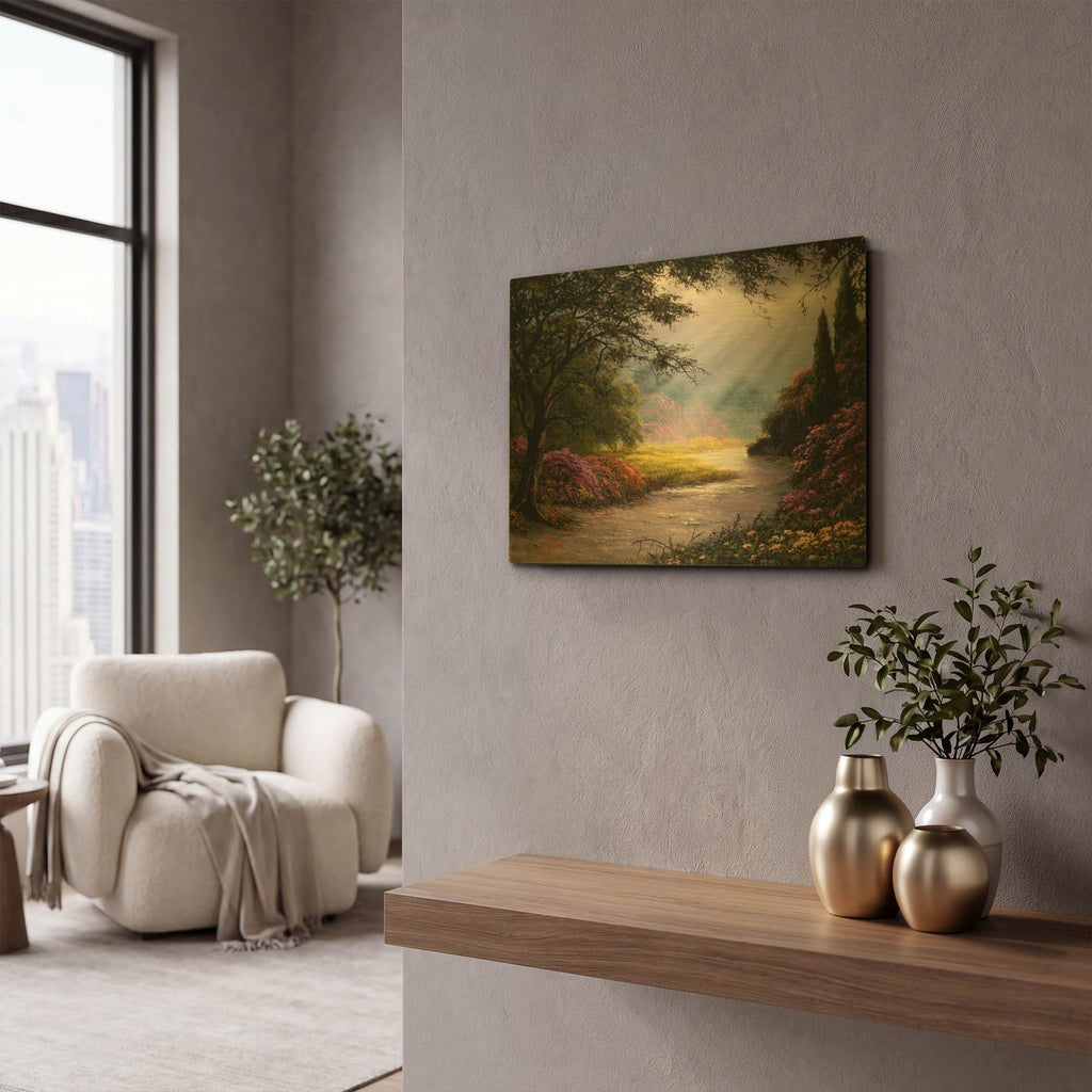 'Were we are going' By Anthony Casay Gold Metal Wall Art