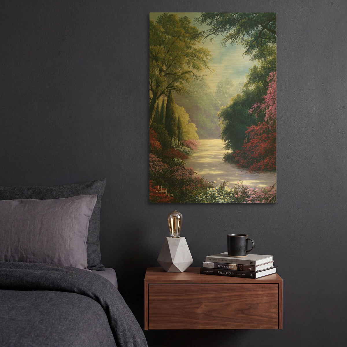 'Clody day' By Anthony Casay Gold Metal Wall Art