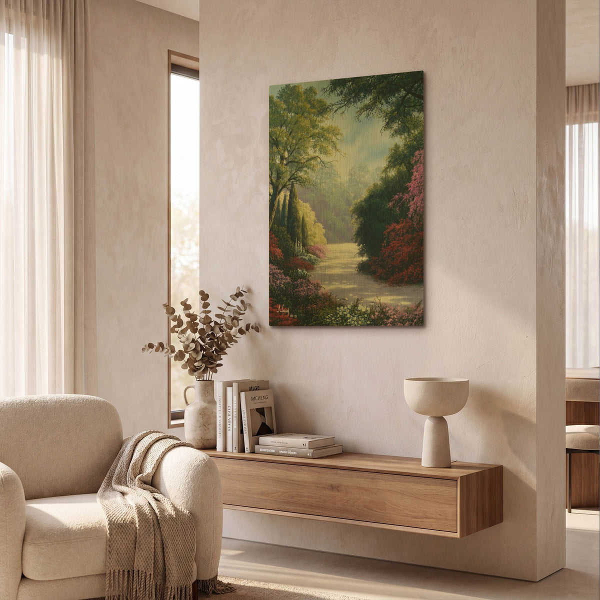 'Clody day' By Anthony Casay Gold Metal Wall Art