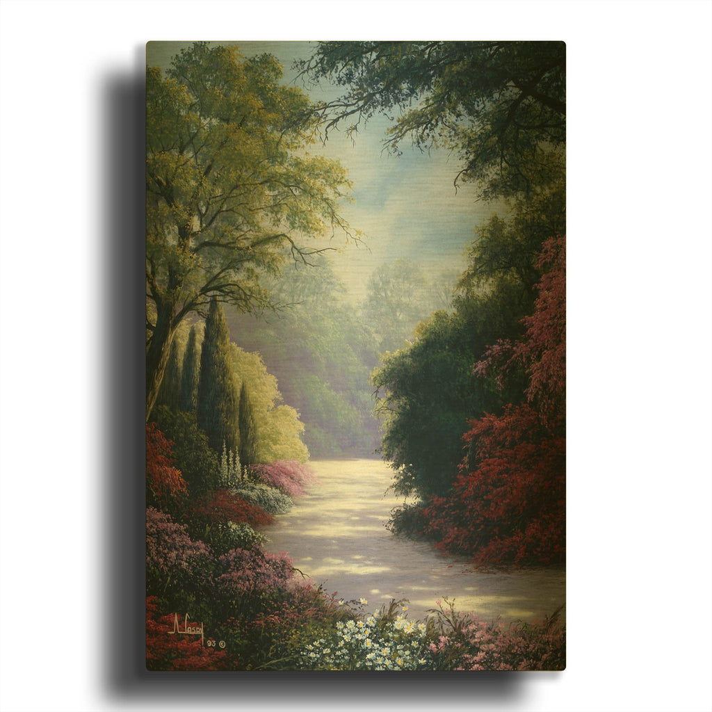 'Clody day' By Anthony Casay Gold Metal Wall Art