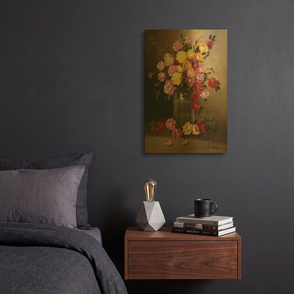 'Mom' By Anthony Casay Gold Metal Wall Art