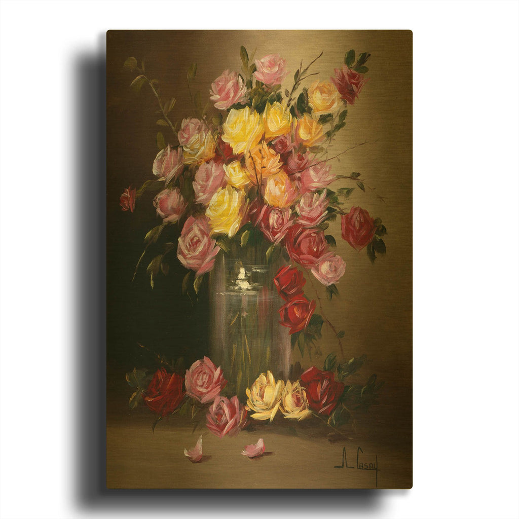 'Mom' By Anthony Casay Gold Metal Wall Art