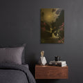 'Moonlight Roses' By Anthony Casay Gold Metal Wall Art