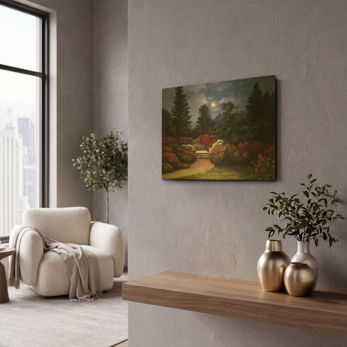 '2225T0' By Anthony Casay Gold Metal Wall Art