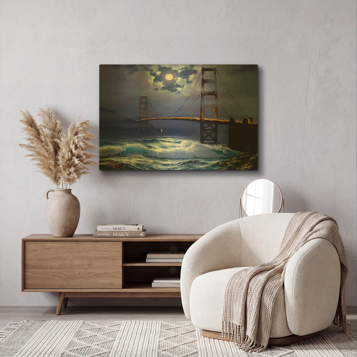 '2249TC' By Anthony Casay Gold Metal Wall Art