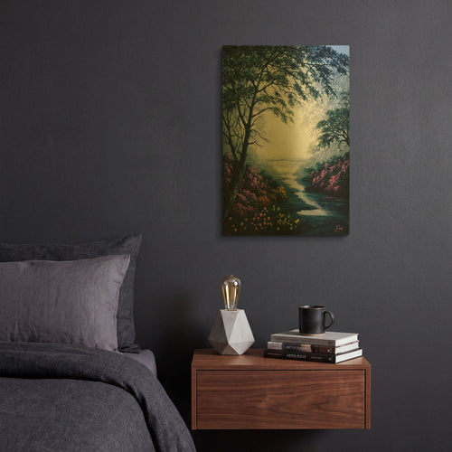 '2257T0' By Anthony Casay Gold Metal Wall Art