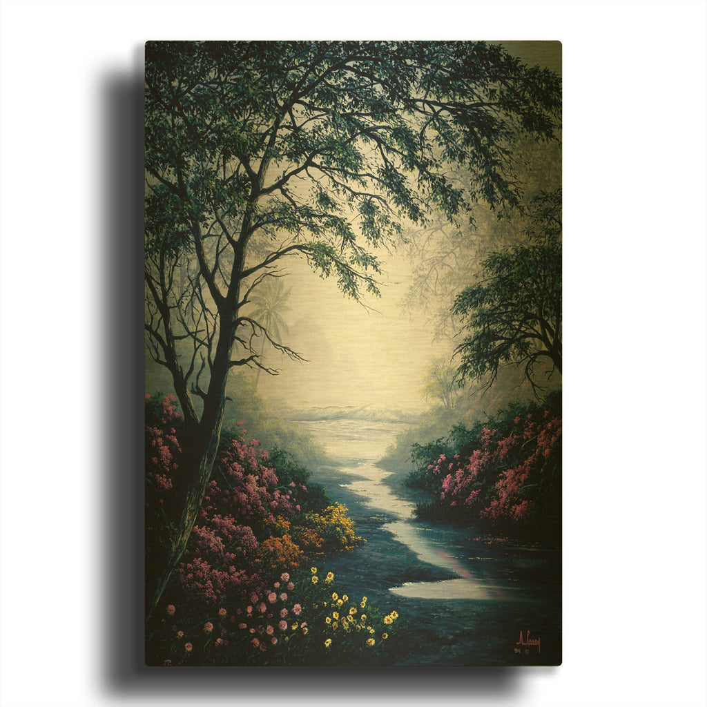 '2257T0' By Anthony Casay Gold Metal Wall Art