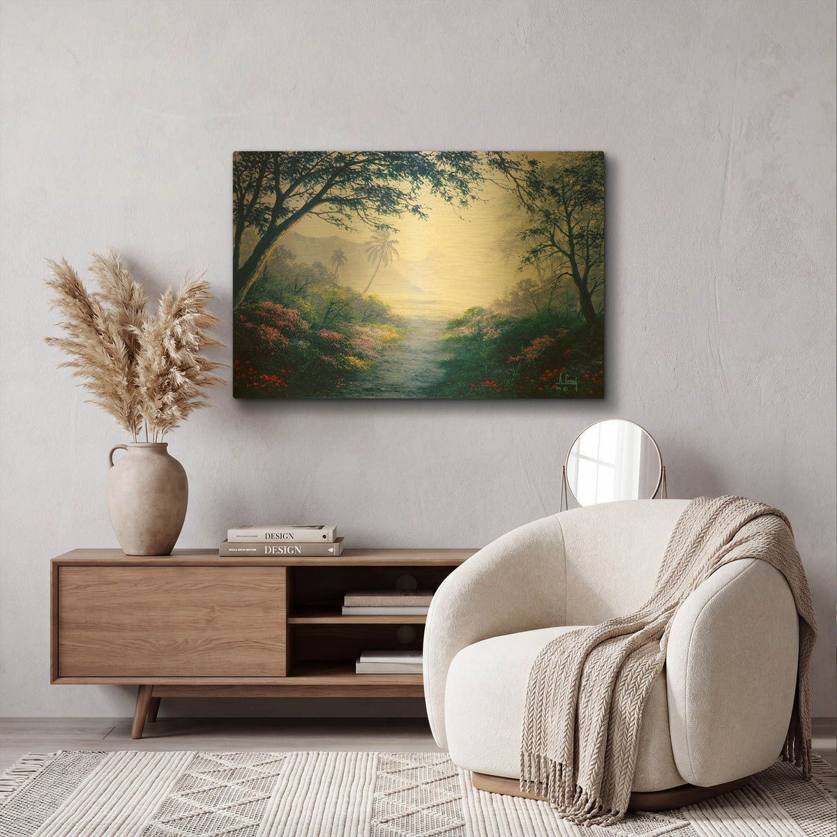 '2283T0' By Anthony Casay Gold Metal Wall Art