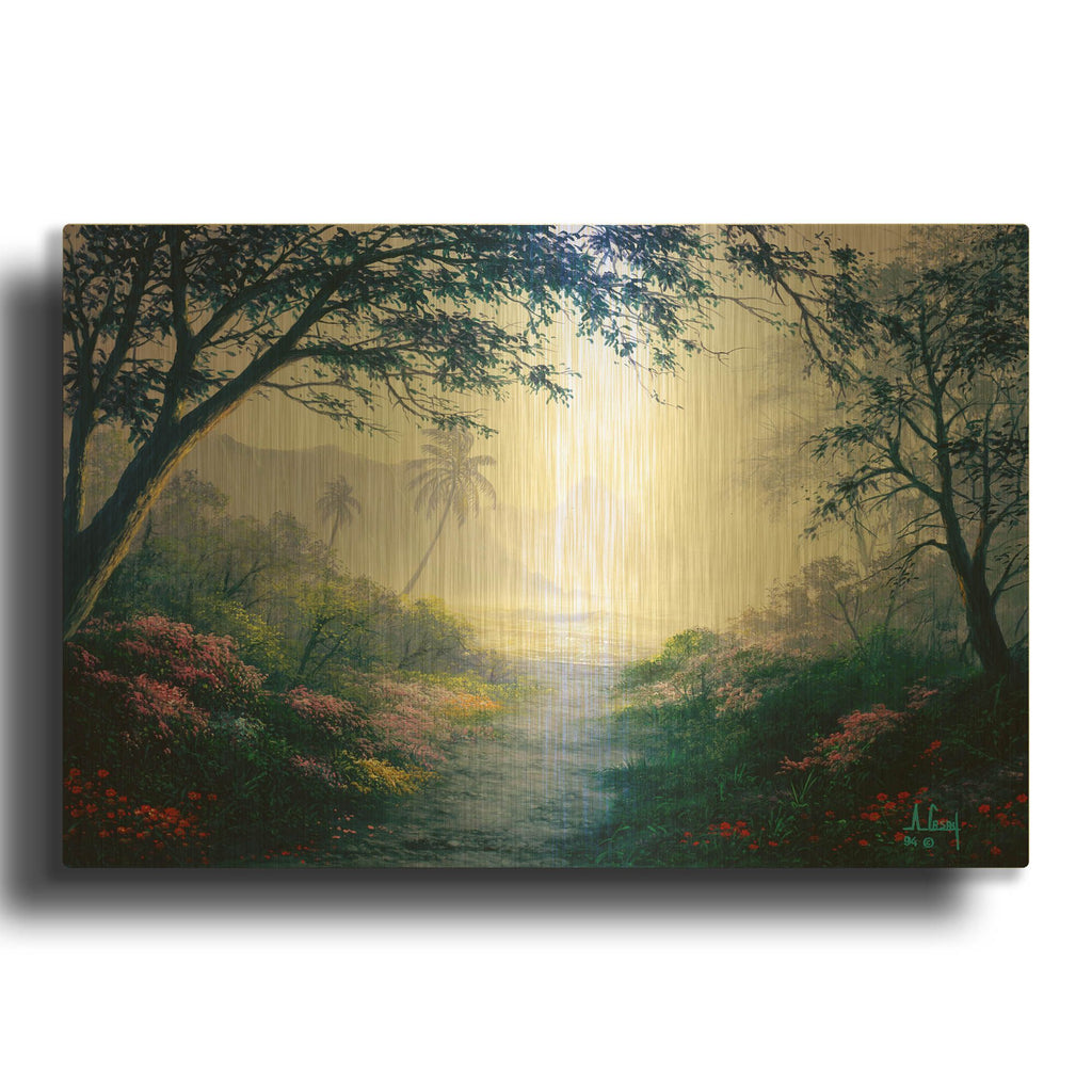 '2283T0' By Anthony Casay Gold Metal Wall Art