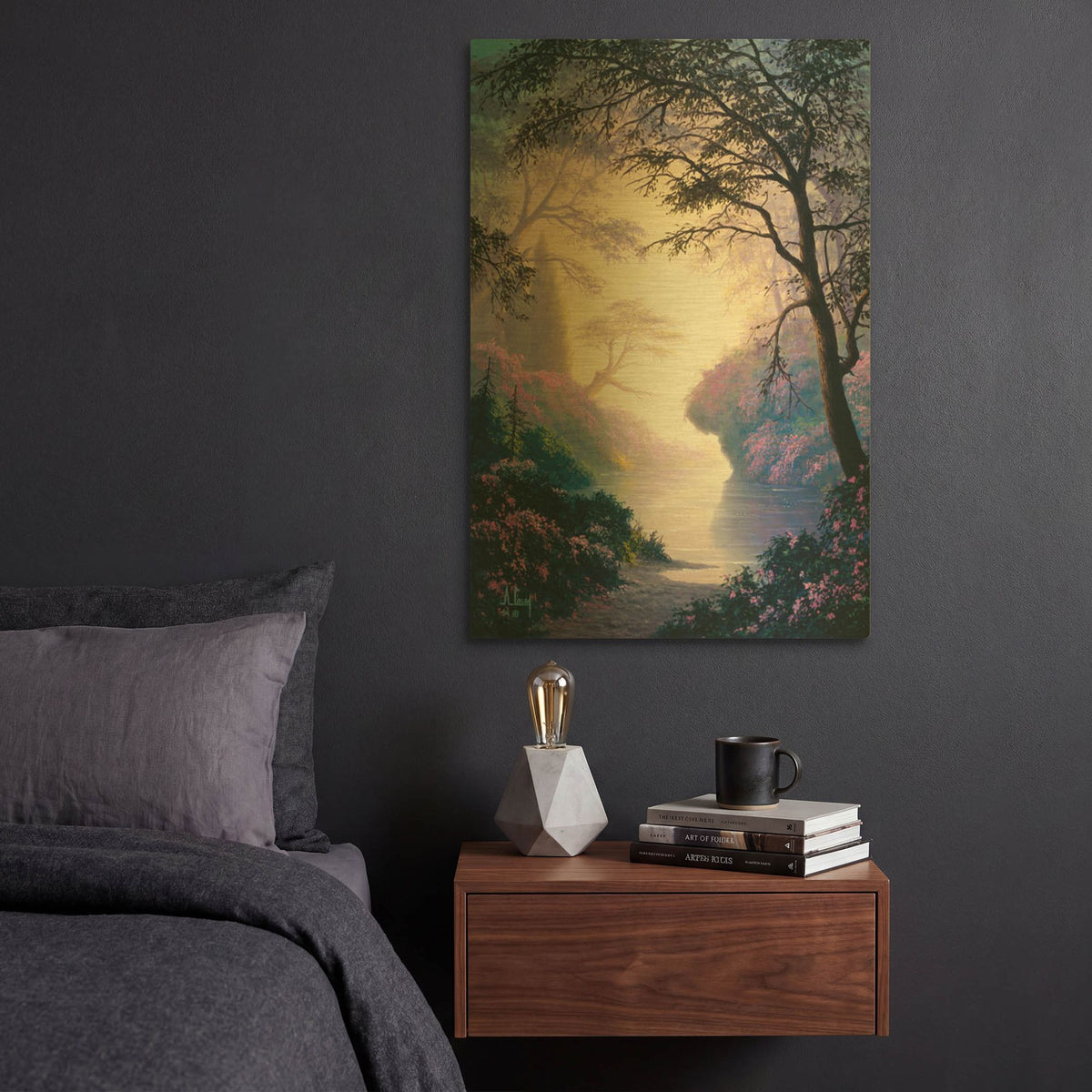 '2284T0' By Anthony Casay Gold Metal Wall Art