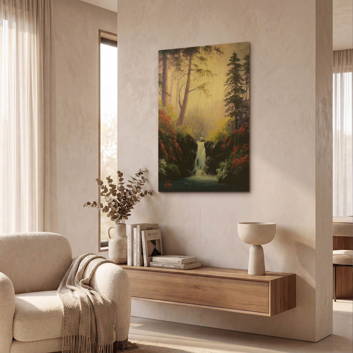 '2332T0' By Anthony Casay Gold Metal Wall Art