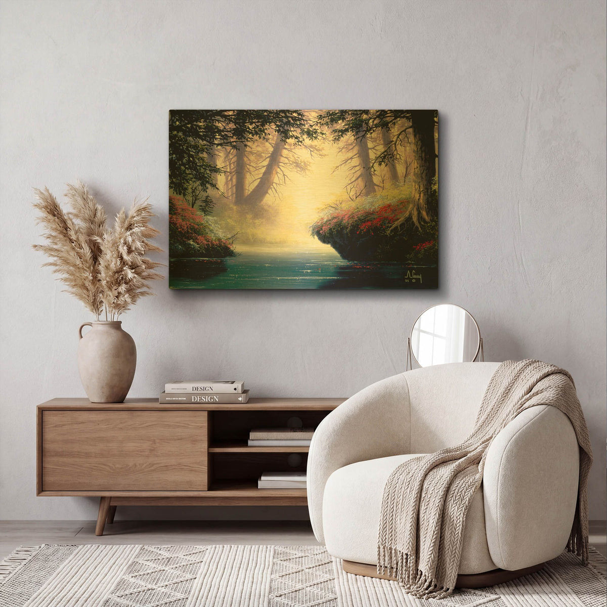 'Let' By Anthony Casay Gold Metal Wall Art