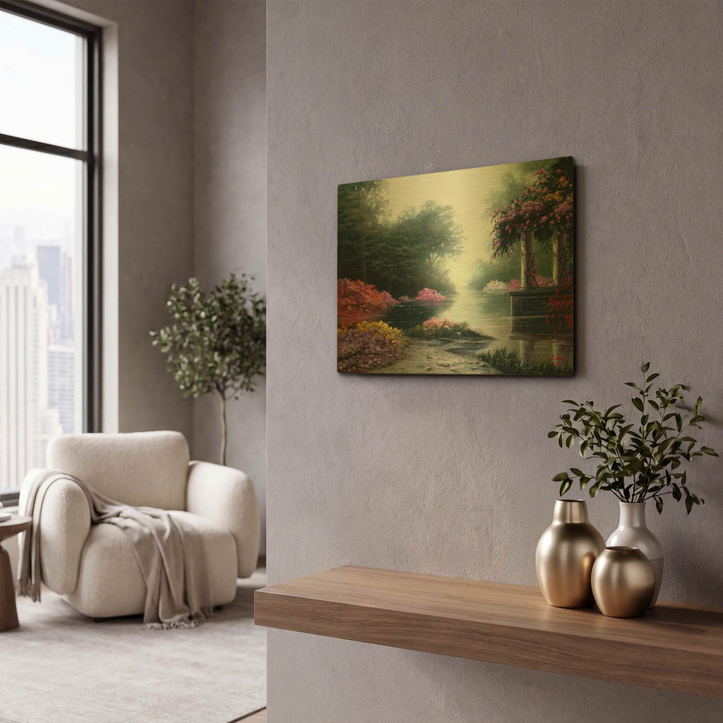 'You are color in my life' By Anthony Casay Gold Metal Wall Art