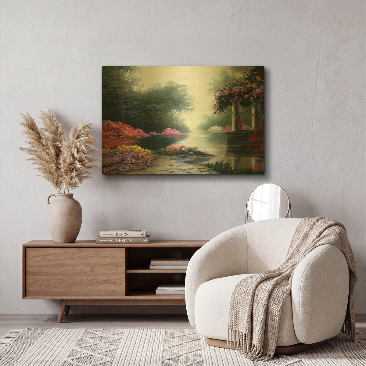 'You are color in my life' By Anthony Casay Gold Metal Wall Art