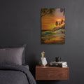 'Perfect waves 2' By Anthony Casay Gold Metal Wall Art