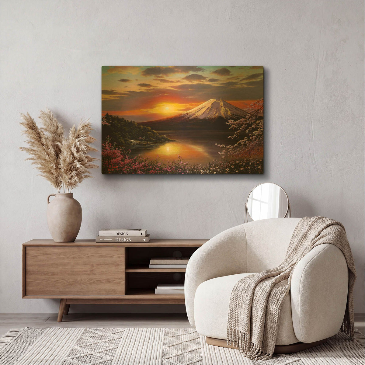 'Sunset VIEWS' By Anthony Casay Gold Metal Wall Art