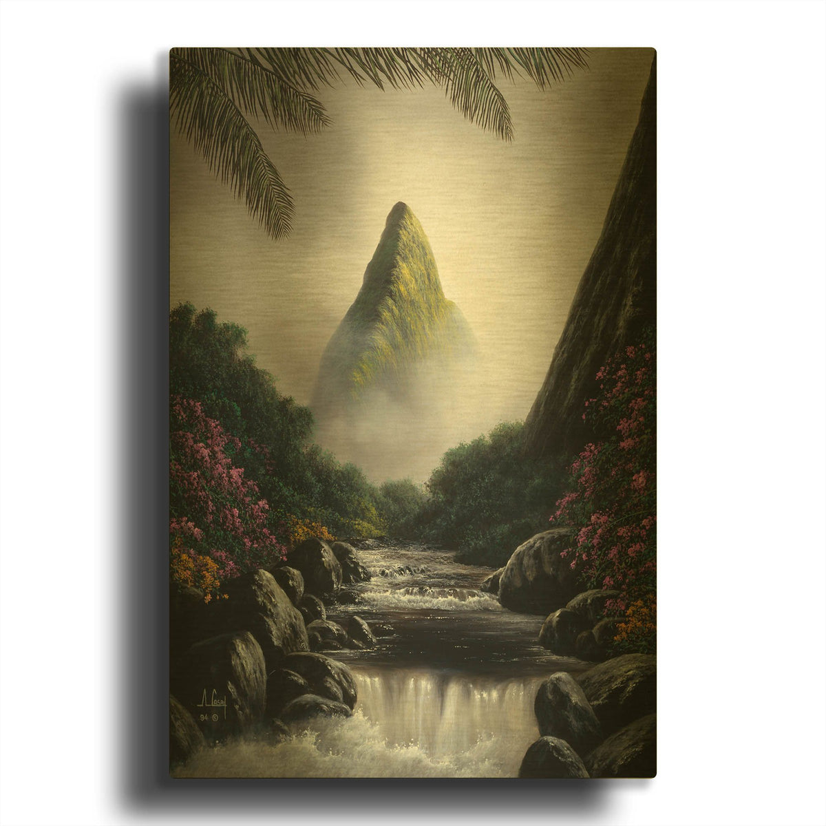 '2203TC' By Anthony Casay Gold Metal Wall Art