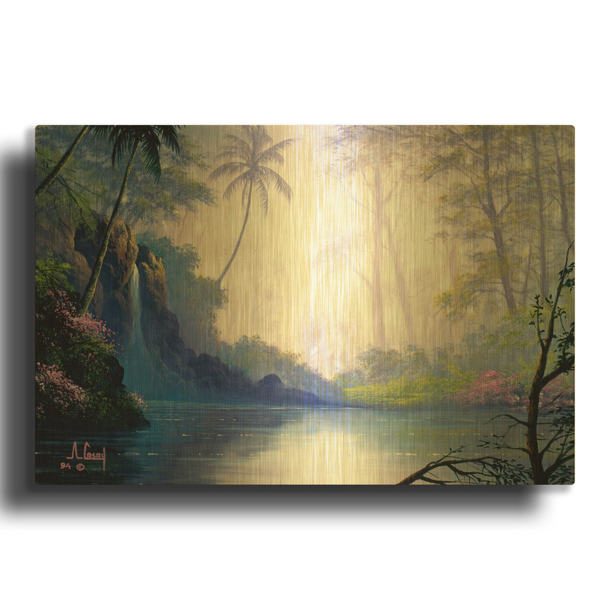'2282T0' By Anthony Casay Gold Metal Wall Art