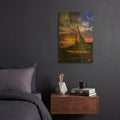 '2338T0' By Anthony Casay Gold Metal Wall Art