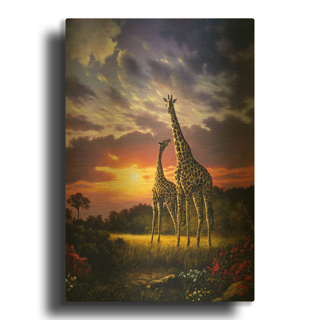 '2338T0' By Anthony Casay Gold Metal Wall Art