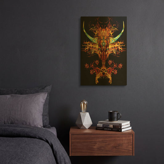 'Spaghetti Western' By Michael Stewart Gold Metal Wall Art