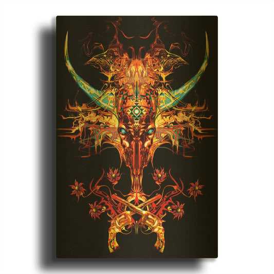 'Spaghetti Western' By Michael Stewart Gold Metal Wall Art