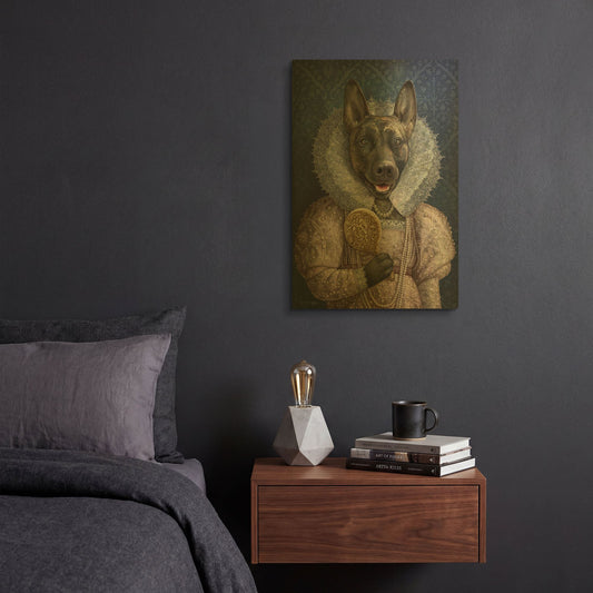 'Acadia' By Dan Craig Gold Metal Wall Art