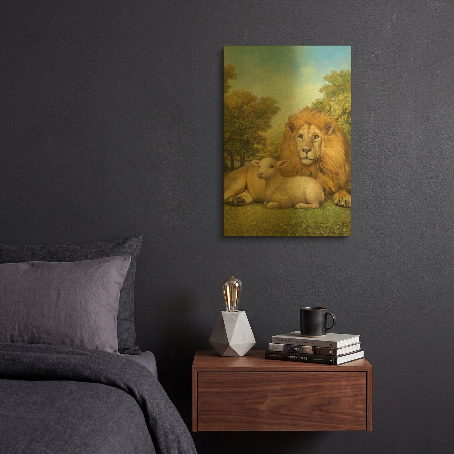 'Strength' By Dan Craig Gold Metal Wall Art