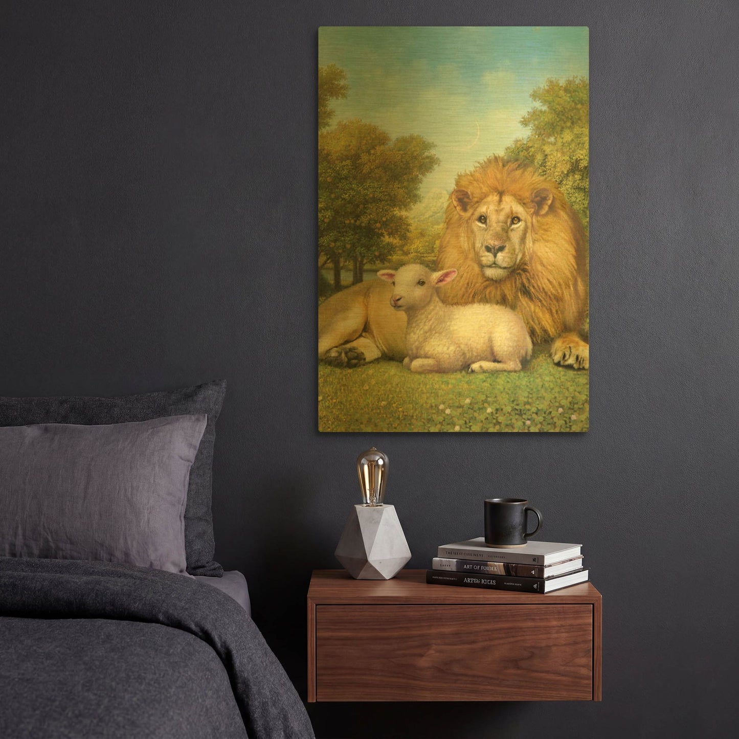 'Strength' By Dan Craig Gold Metal Wall Art