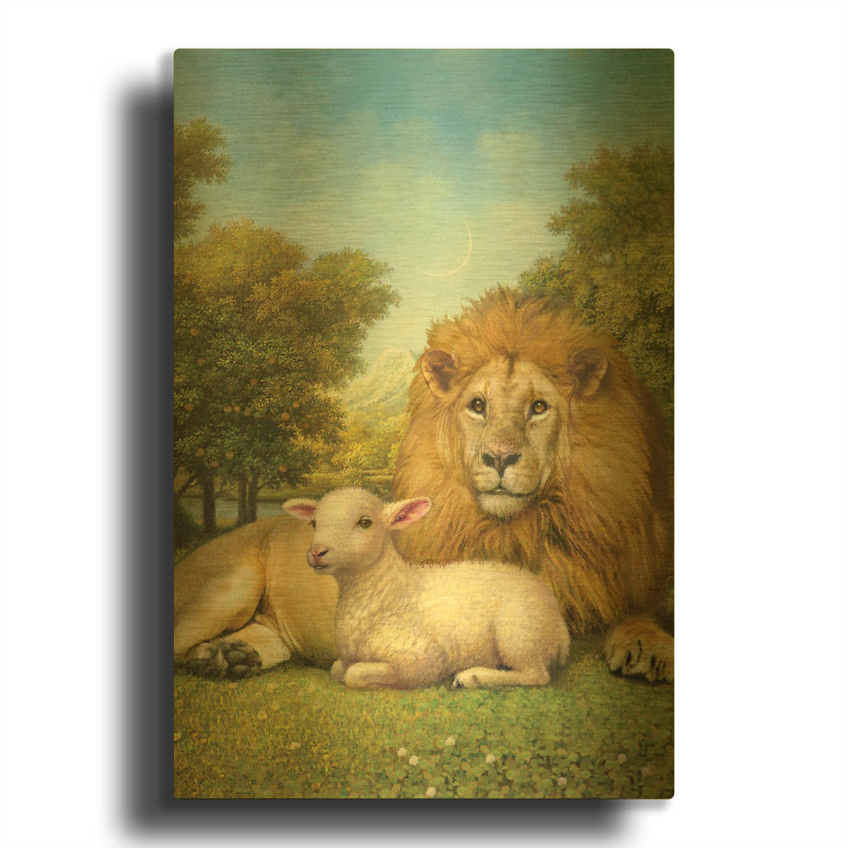 'Strength' By Dan Craig Gold Metal Wall Art
