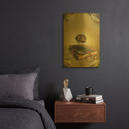 'Unexpected Magic' By Dan Craig Gold Metal Wall Art