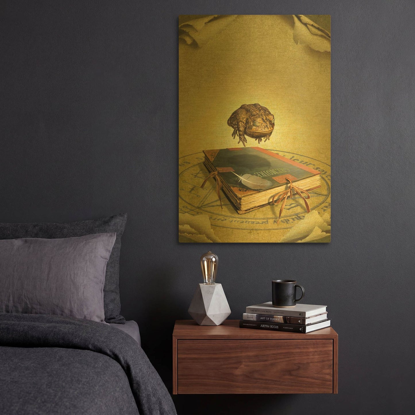 'Unexpected Magic' By Dan Craig Gold Metal Wall Art