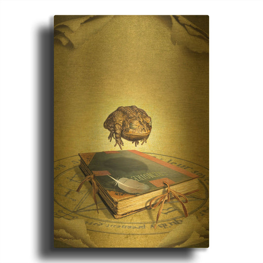 'Unexpected Magic' By Dan Craig Gold Metal Wall Art