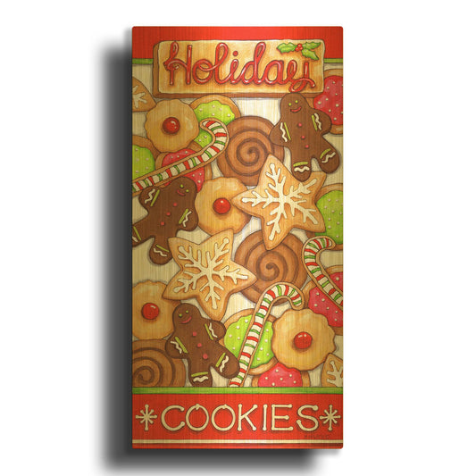'Holiday Cookies' By Cathy Horvath Gold Metal Wall Art