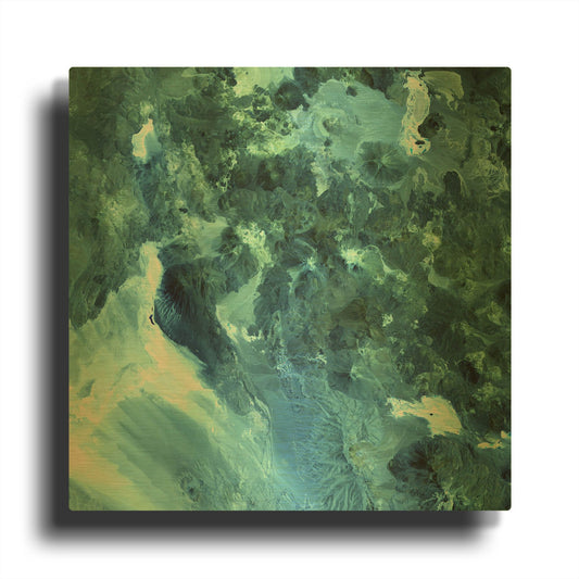 'Earth As Art Volcanoes' By NASA Earth As Art Gold Metal Wall Art
