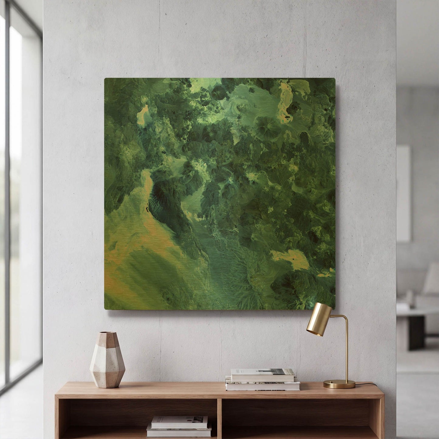 'Earth As Art Volcanoes' By NASA Earth As Art Gold Metal Wall Art