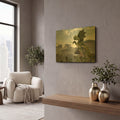'Green Dragon' By Daniel Eskridge Gold Metal Wall Art