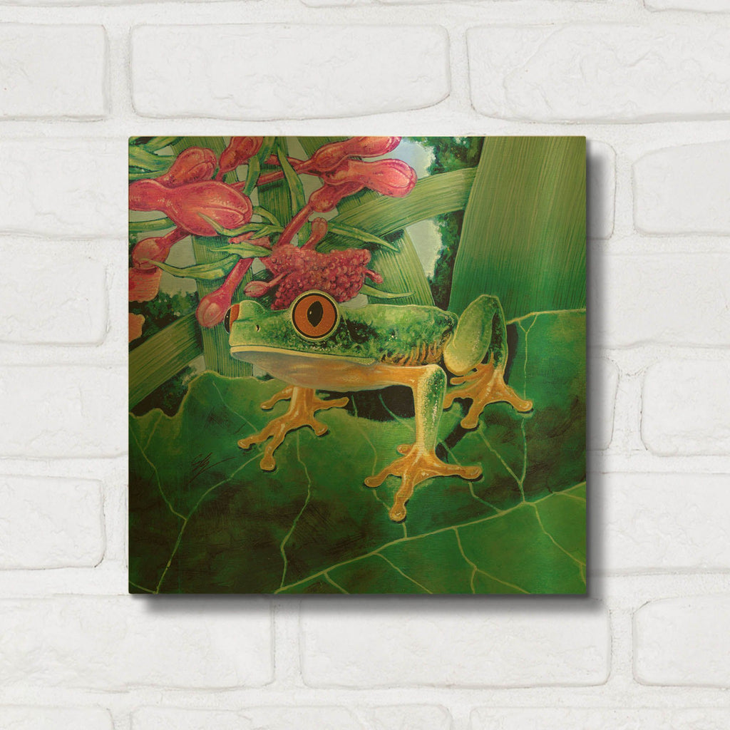'Calli' By Durwood Coffey Gold Metal Wall Art