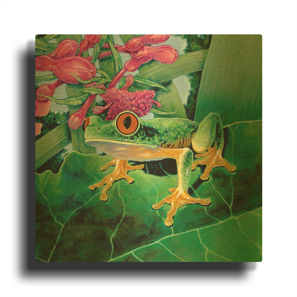 'Calli' By Durwood Coffey Gold Metal Wall Art