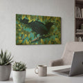 'End of Season' By Durwood Coffey Gold Metal Wall Art