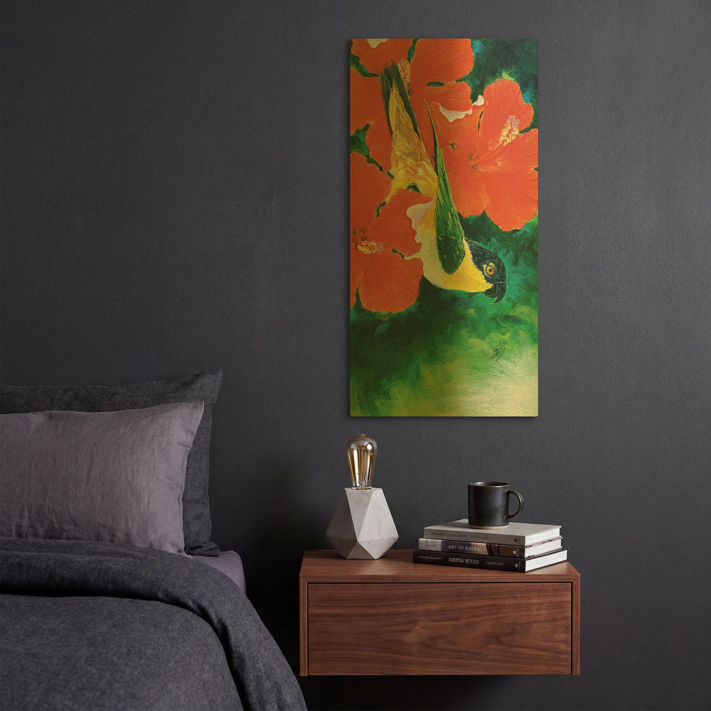 'Jasper' By Durwood Coffey Gold Metal Wall Art