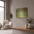 'Night Hunt' By Durwood Coffey Gold Metal Wall Art