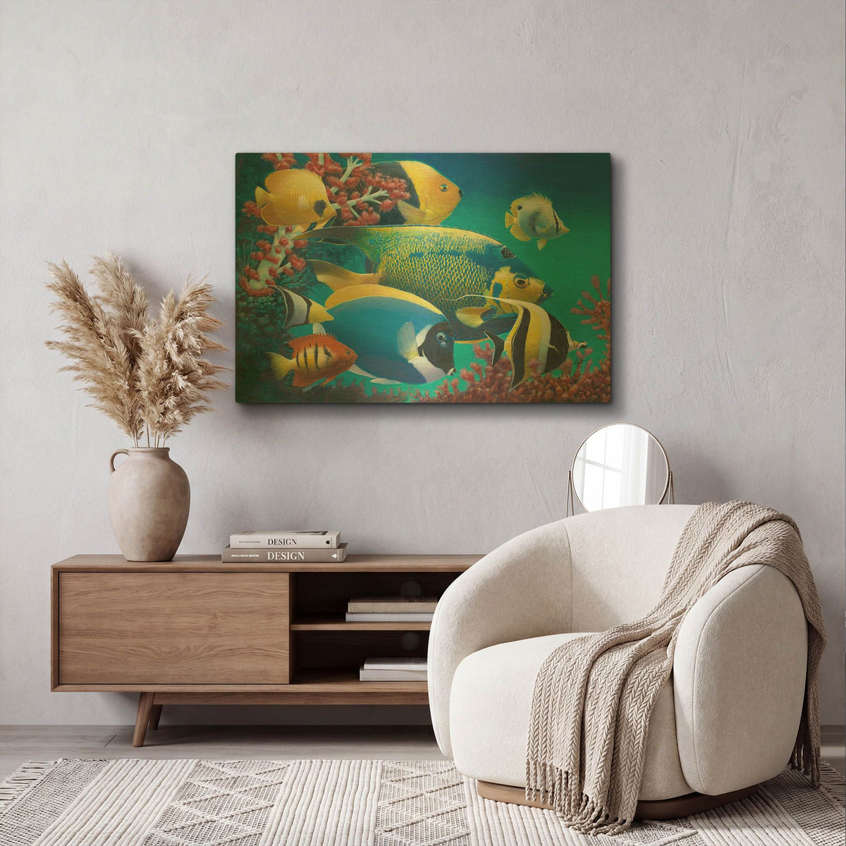 'Queen Angel' By Durwood Coffey Gold Metal Wall Art